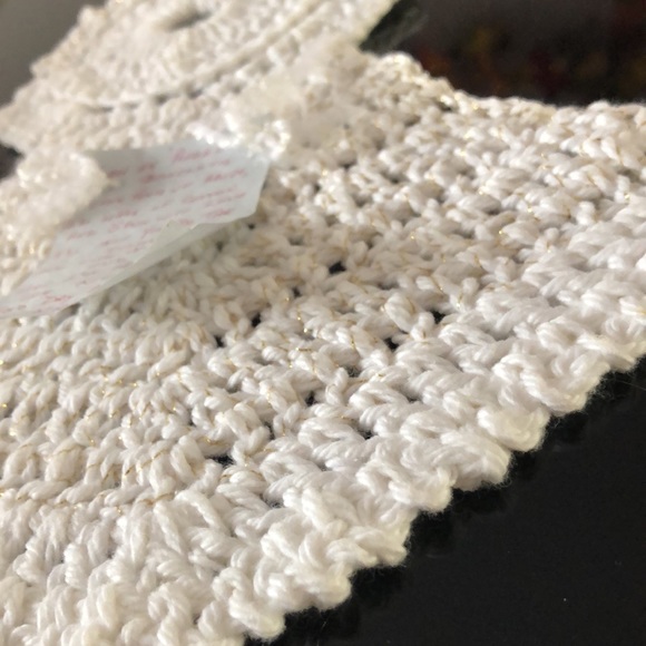 Crocheted “Angel” Dishcloth 👼 With Little Note 📝 - Picture 6 of 6